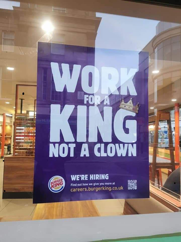 Work for a King