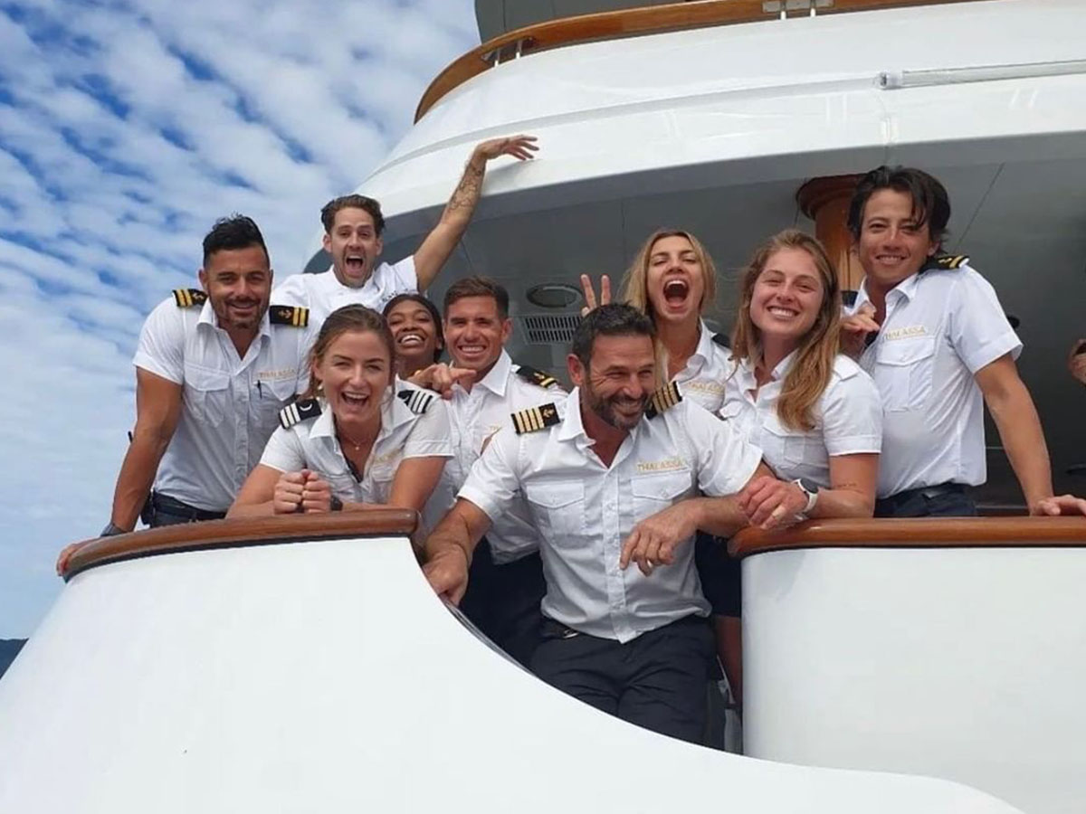 The Crew Doesn't Usually Work on Luxury Yachts