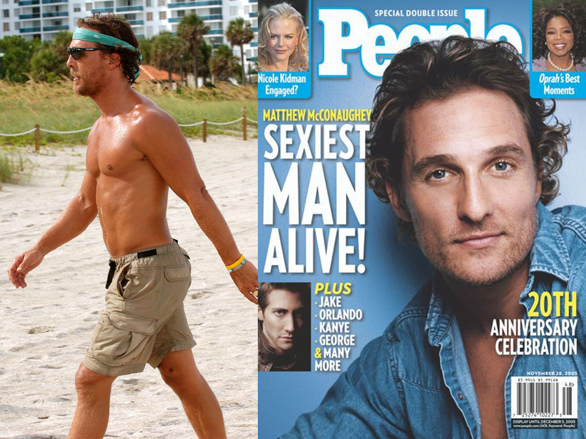 Matthew McConaughey Then