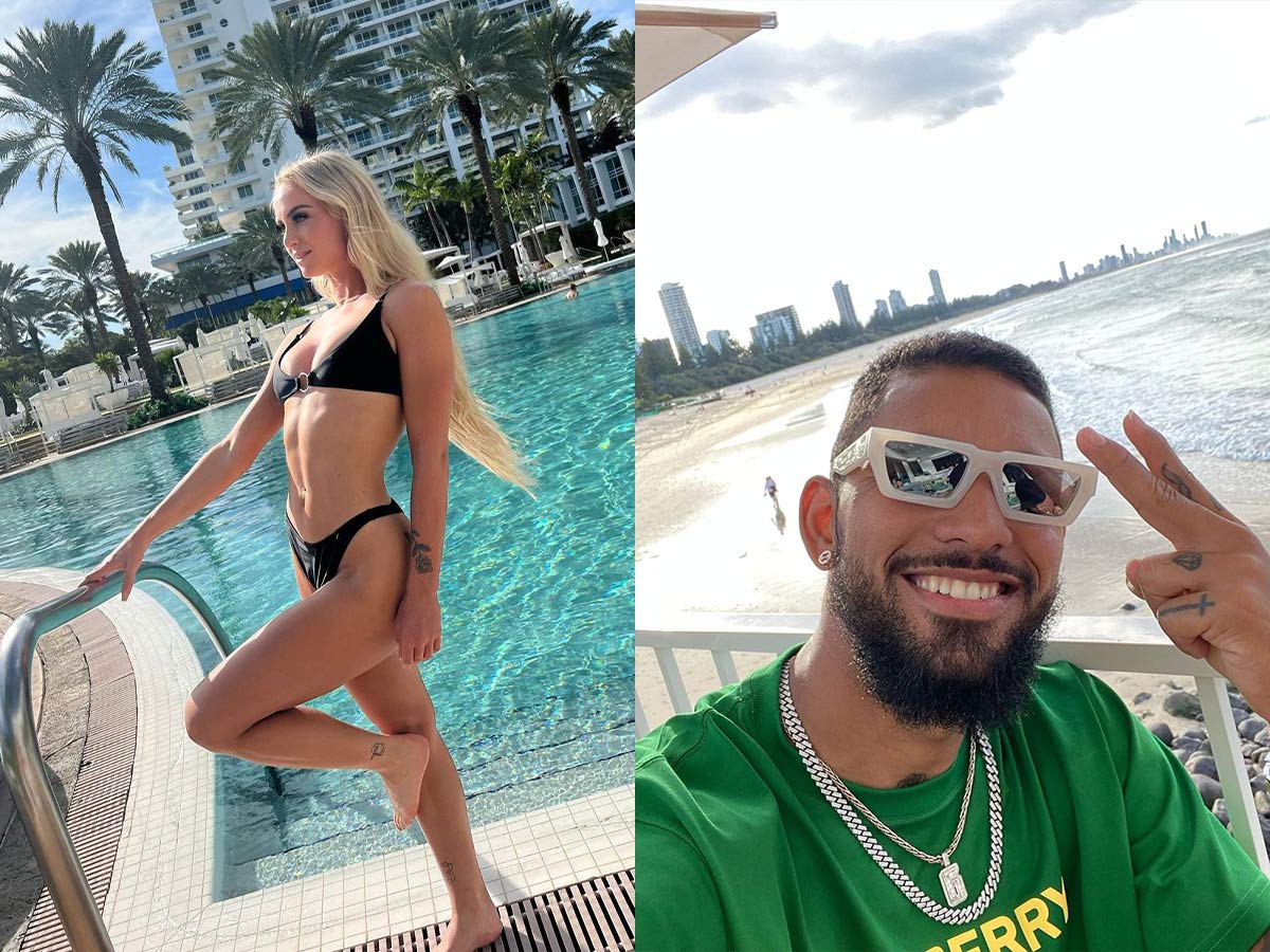 Alisha Lehmann and Douglas Luiz