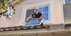 solar panel installation