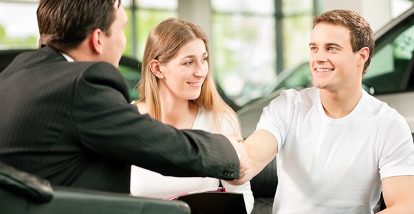 a couple who decided whether to use dealer or bank financing for a new car