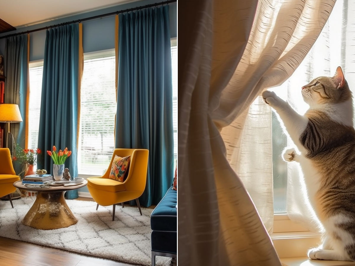 Floor-to-Ceiling Curtains