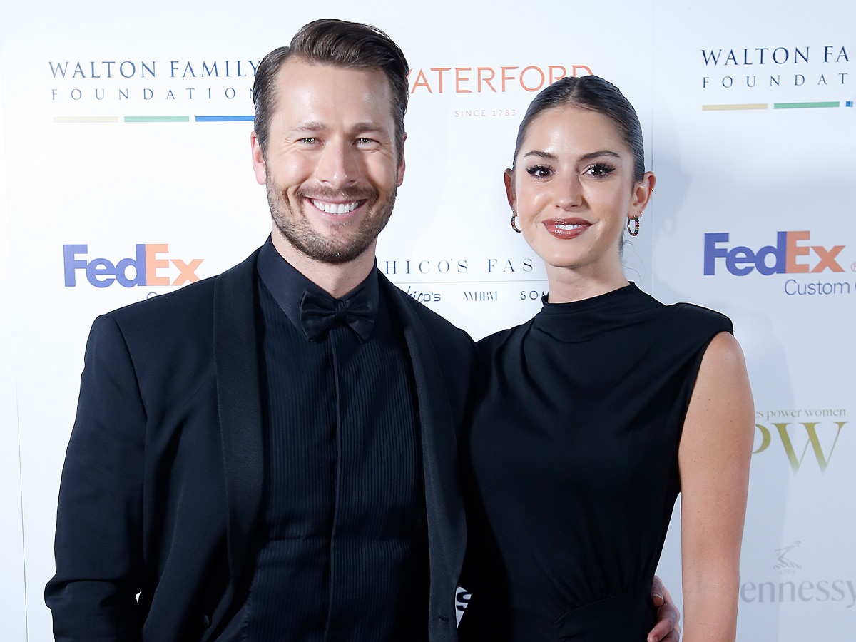 Glen Powell and Gigi Paris