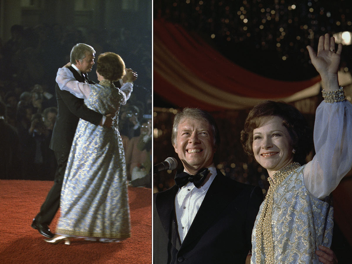 The Carters Dance at the Inaugural Ball in 1977