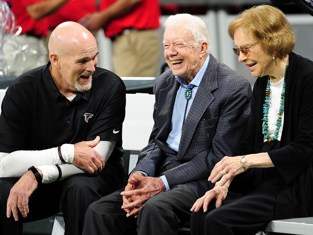 Atlanta Falcons Head Coach Makes The Carters Chuckle in 2018
