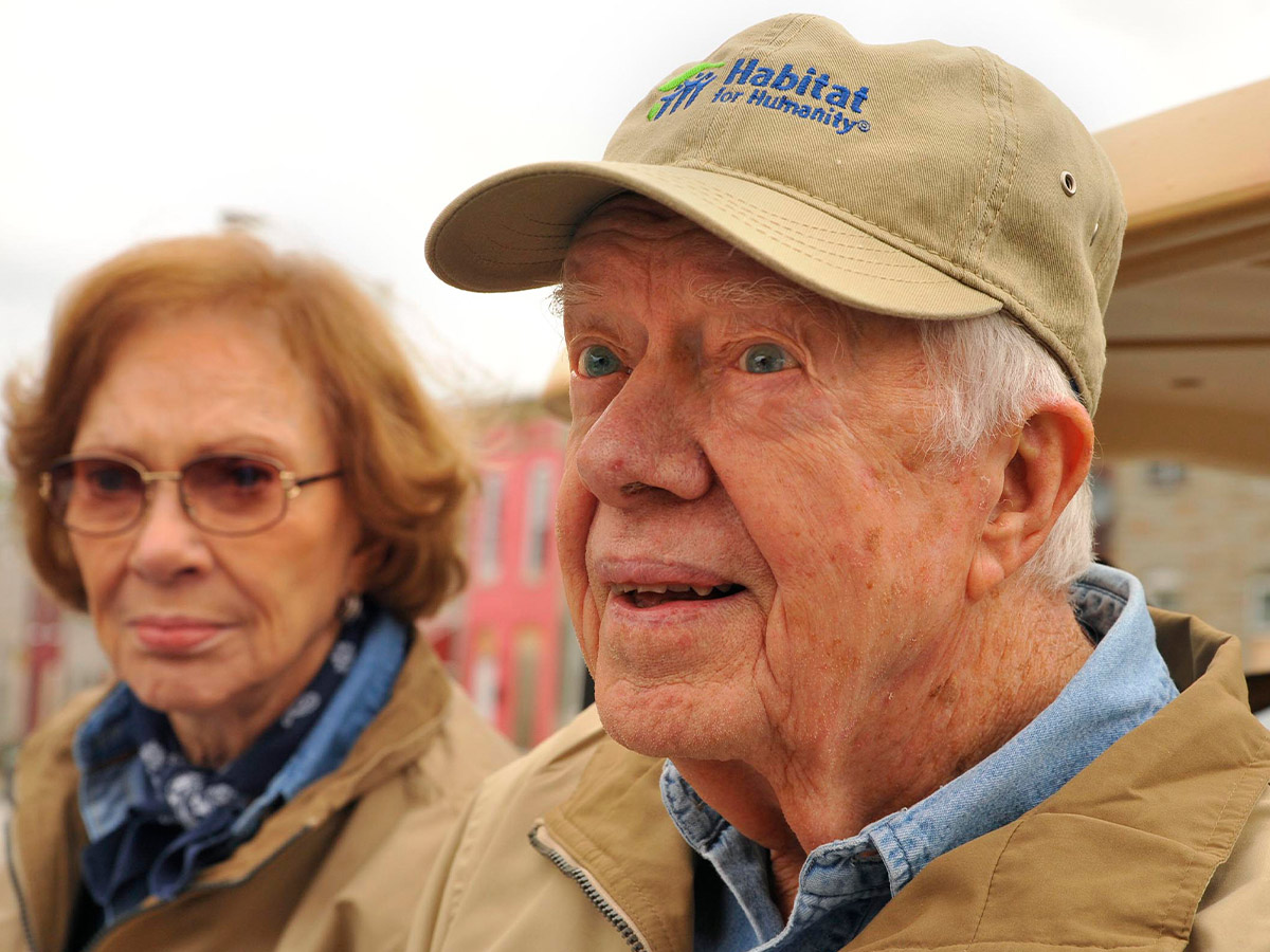 The President and First Lady Volunteered Quite Often With Habitat for Humanity