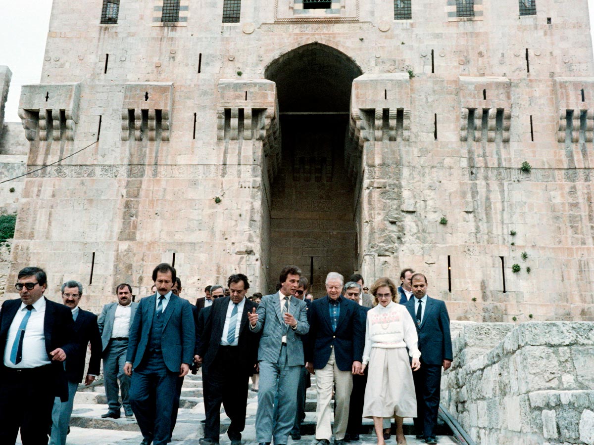 The Carters Visit the Citadel of Aleppo in 1987