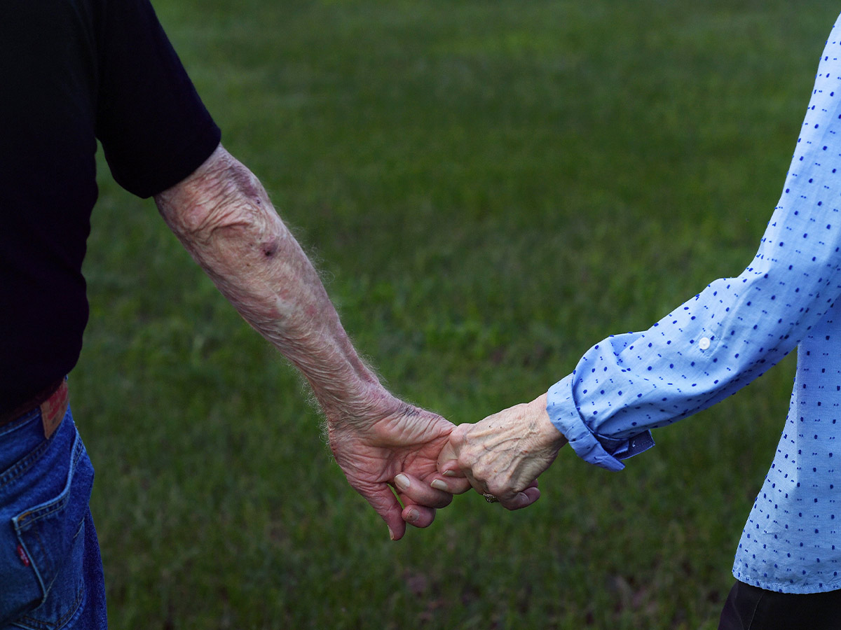 Holding Hands At Their Plains, GA Home in 2018
