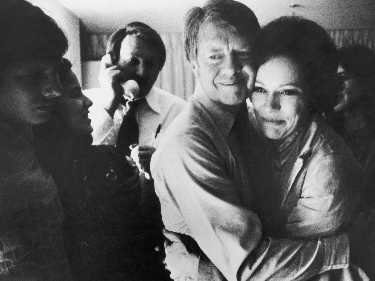 The Carters Celebrate an Early Victory in 1976