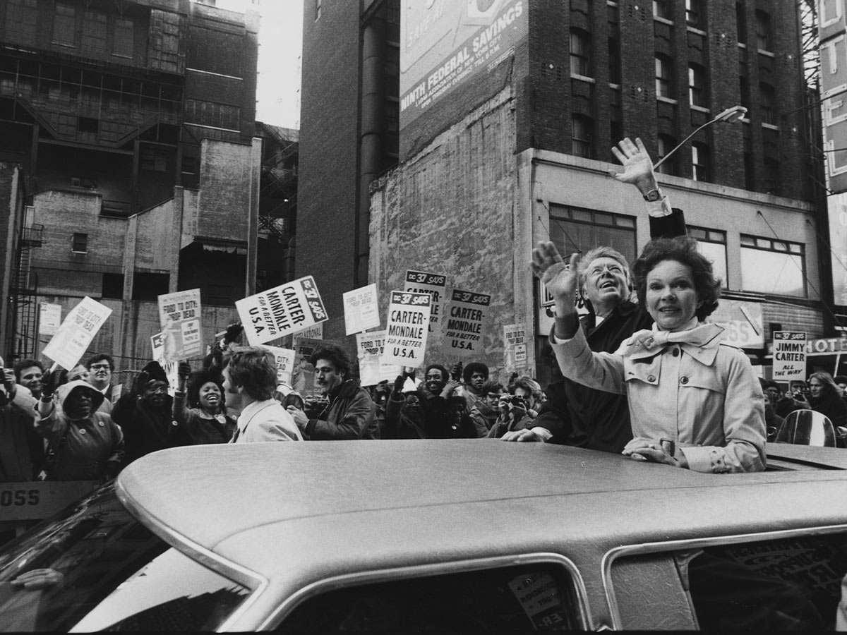 The Carters Campaign in Style in 1976