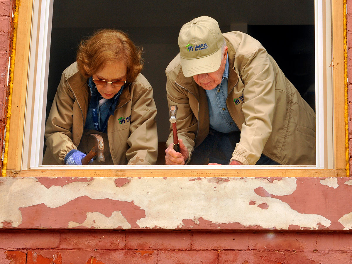 Joining 300 Volunteers to Build Homes With Habitat for Humanity in 2010