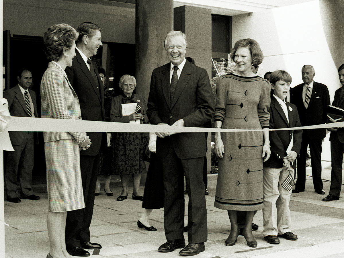 The Carters and the Reagans Unite for the Carter Presidential Center Dedication