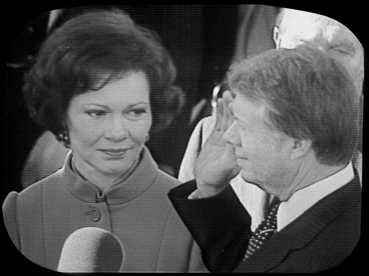 Rosalynn Watches Her Husband Be Sworn Into the Highest Office