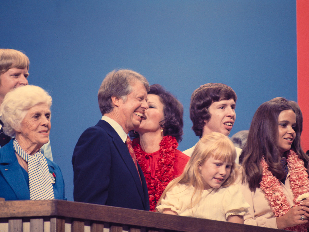 Rosalynn Let it Be Known She Was Proud of Her Man at the Democratic National Convention