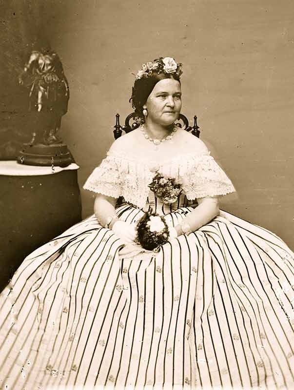 Mary Todd Lincoln, First Lady to Abraham Lincoln (1861-1865)