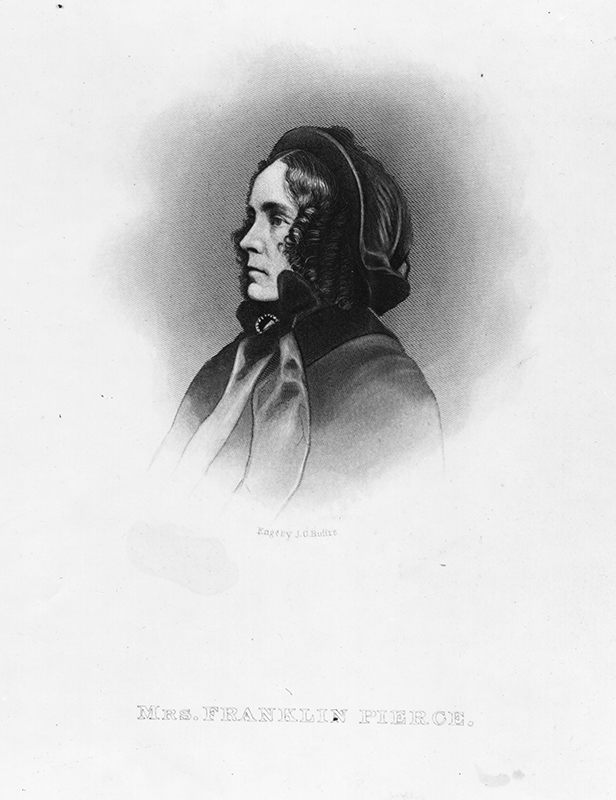 Jane Pierce, First Lady to Franklin Pierce (1853-1857)