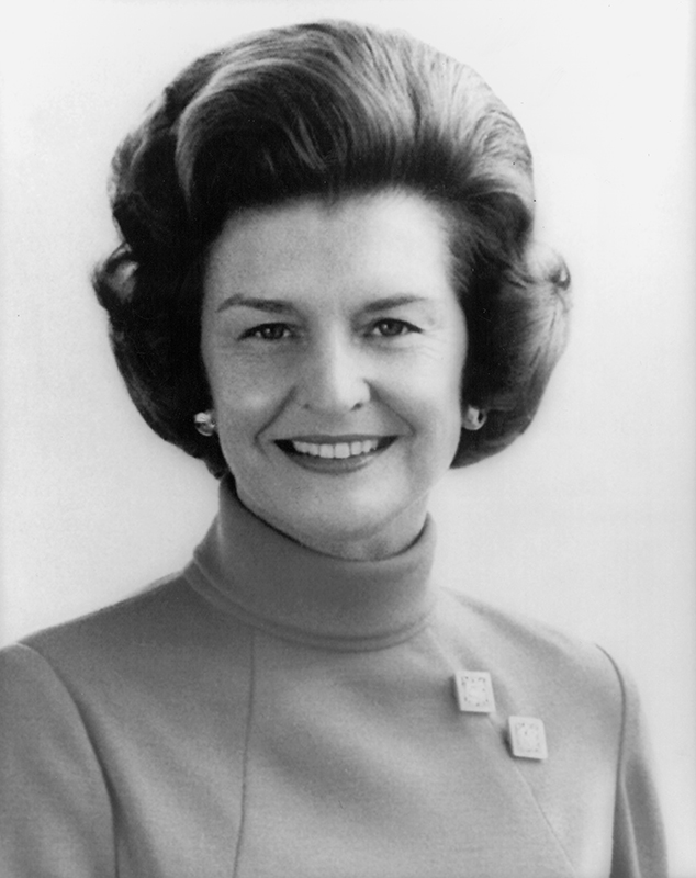 Betty Ford, First Lady to Gerald Ford, (1974-1977)