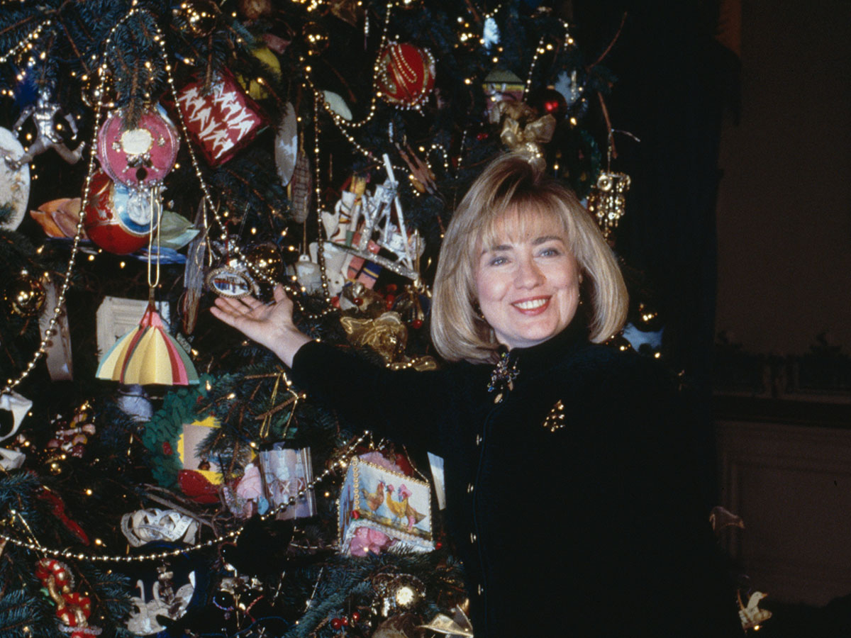 1994: First Lady Hillary Clinton