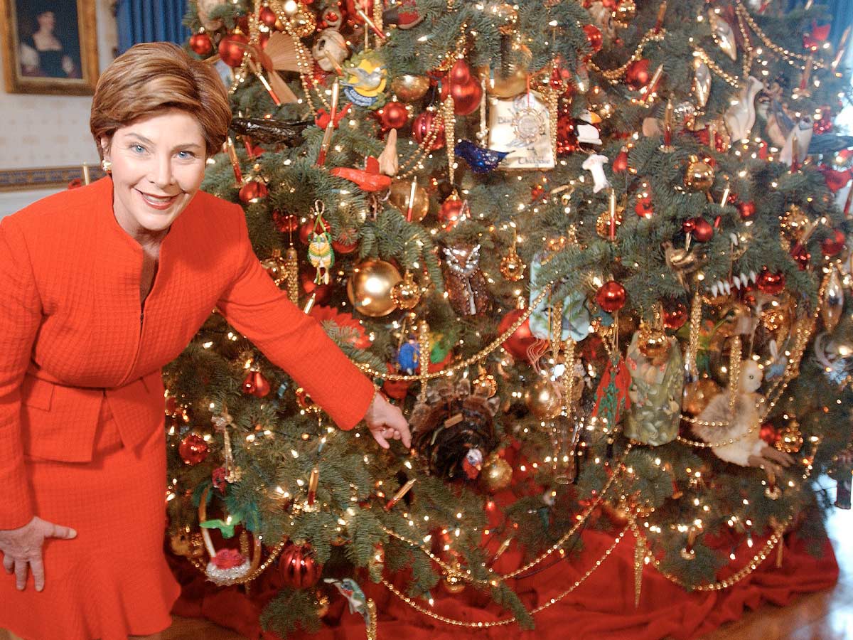 2002: First Lady Laura Bush