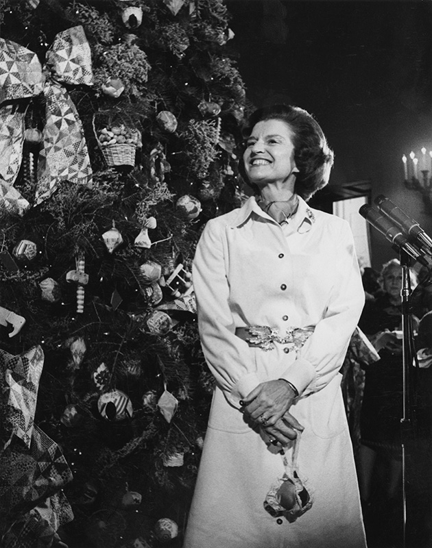 1974: First Lady Betty Ford