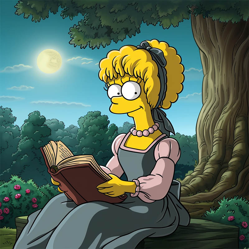 Jane Austen: The Simpsons
