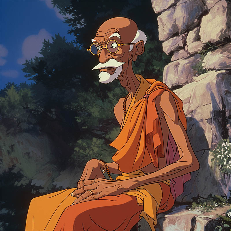 Gandhi: Flintstones