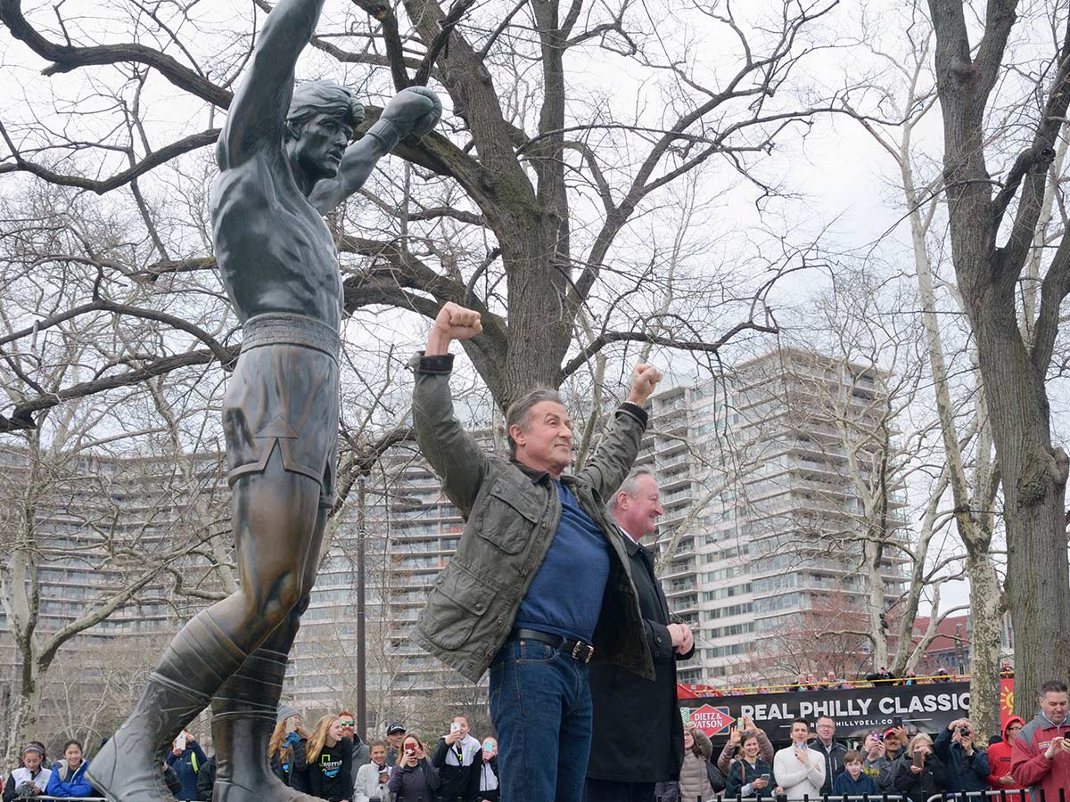 Moving the Rocky Statue