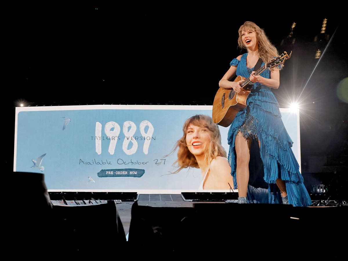 Blue for 1989 (Taylor's Version) Announcement