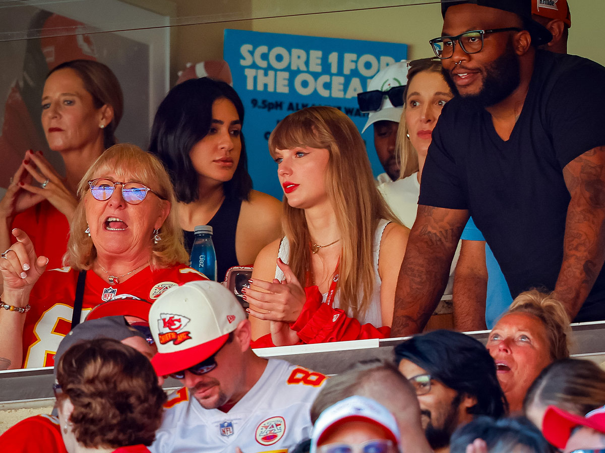 Sitting With Momma Kelce