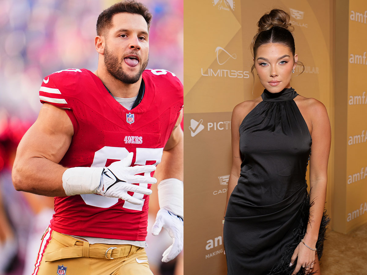 Nick Bosa and Lauren Maenner