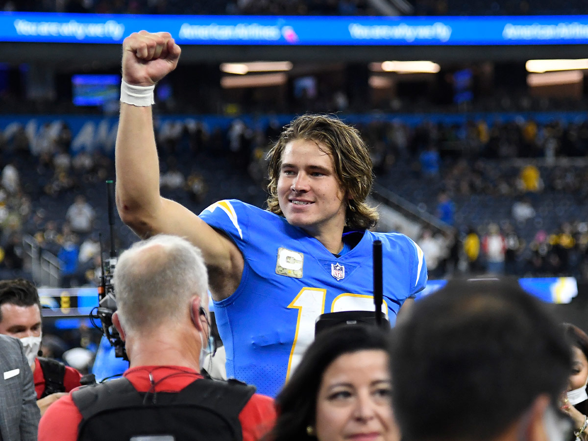 3. Justin Herbert, Los Angeles Chargers (Annual Salary: $52.5 Million)