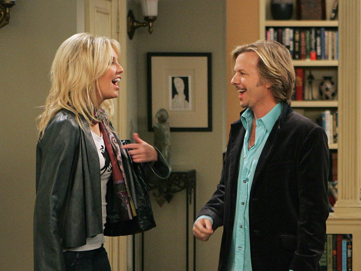 David Spade and Heather Locklear