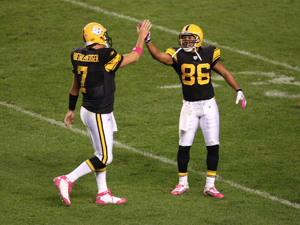 13. Ben Roethlisberger and Hines Ward, Pittsburgh Steelers