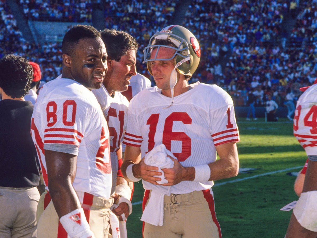 2. Joe Montana and Jerry Rice, San Francisco 49ers