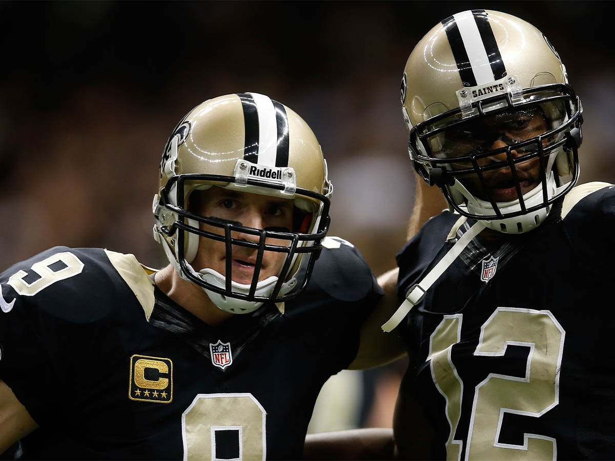 12. Drew Brees and Marques Colston, New Orleans Saints
