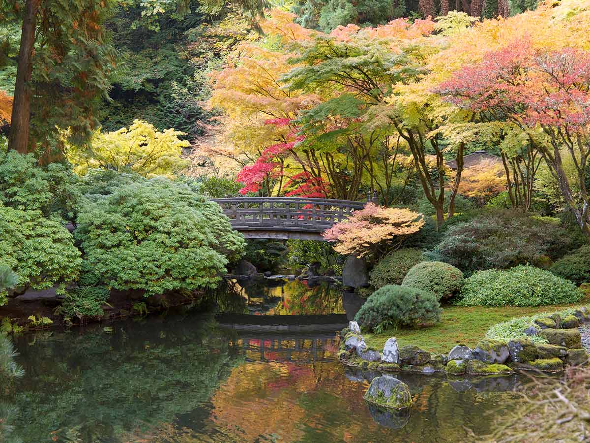 Portland Japanese Garden in Oregon