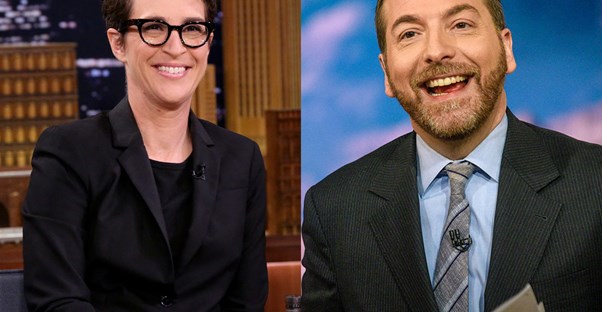 Rachel Maddow and Chuck Todd on MSNBC