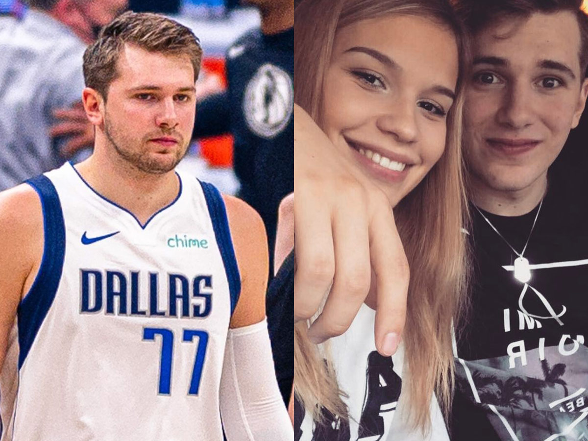 Anamaria Goltes and Luka Doncic