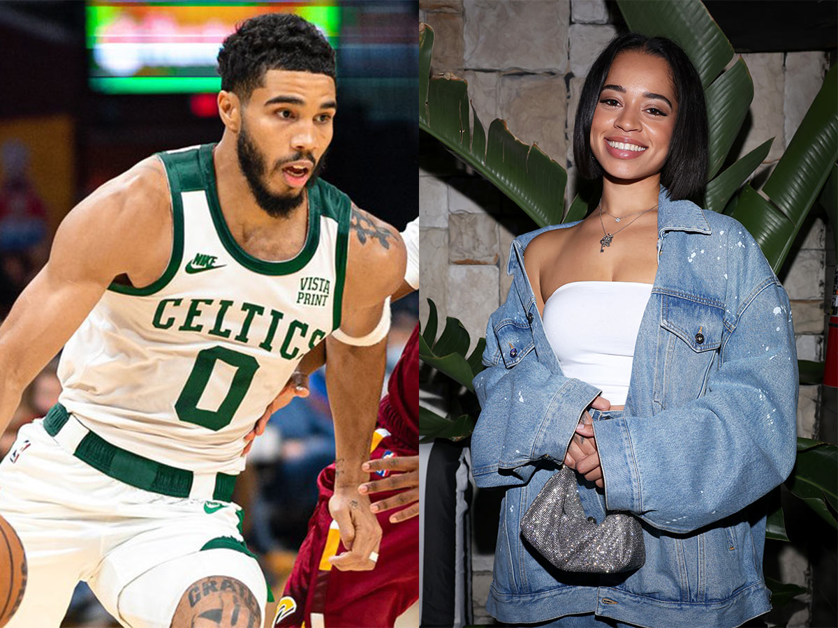 Ella Mai and Jayson Tatum