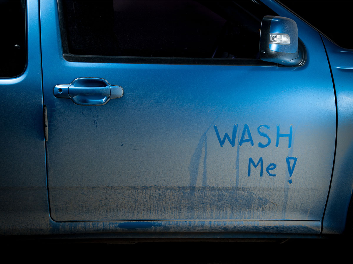 No Dirty Cars Allowed