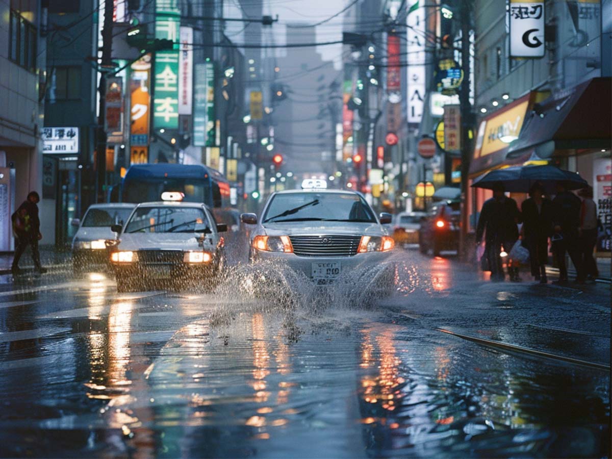 No Splashing Pedestrians