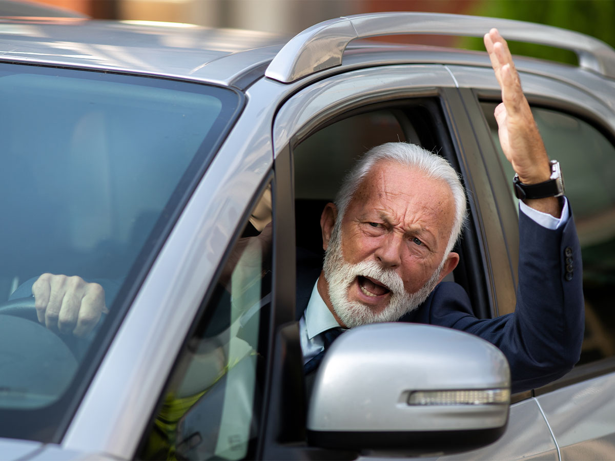 No Cursing at Other Drivers