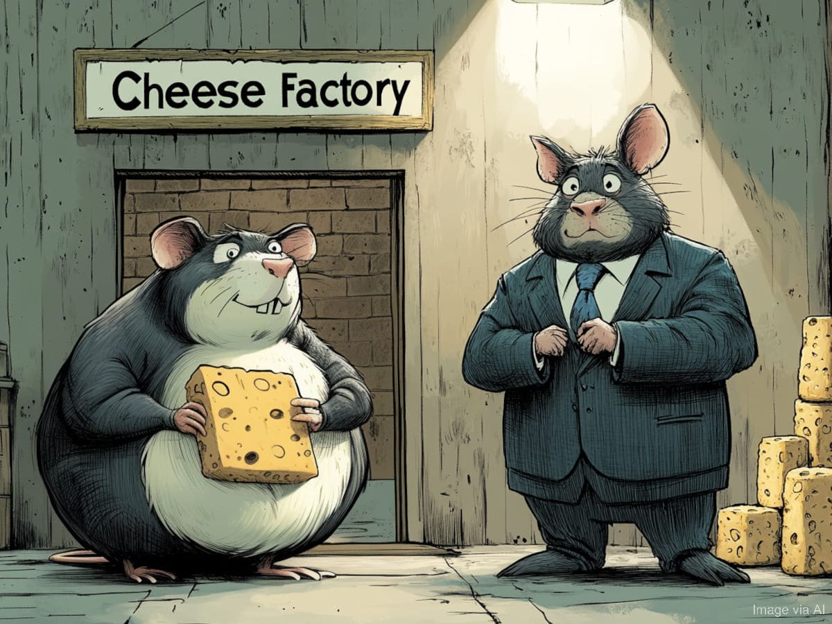 Rats Guard the Cheese
