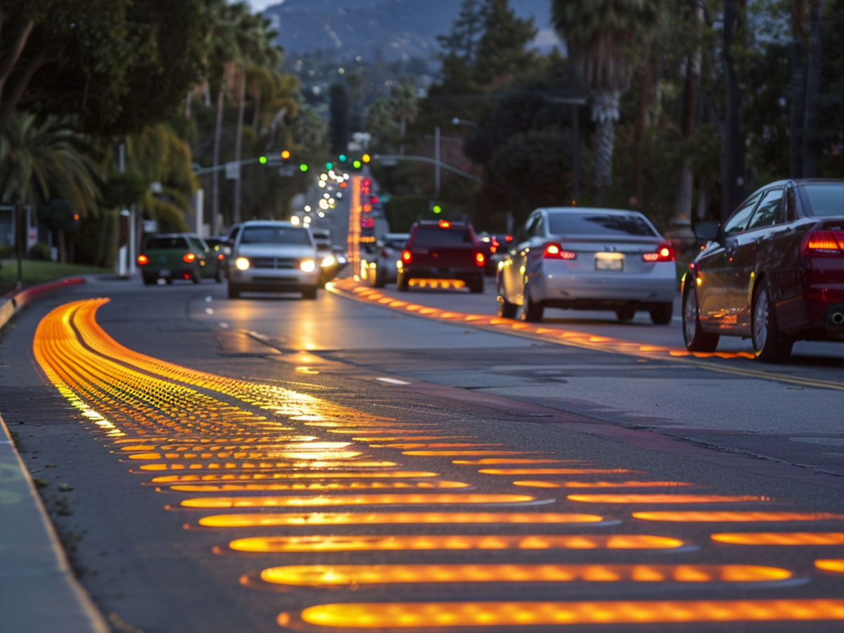 Interactive Lane Markings
