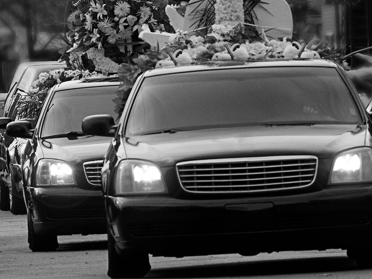 Speeding Past a Funeral Procession