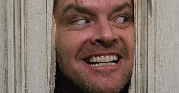 Jack Nicholson living his best life in The Shining