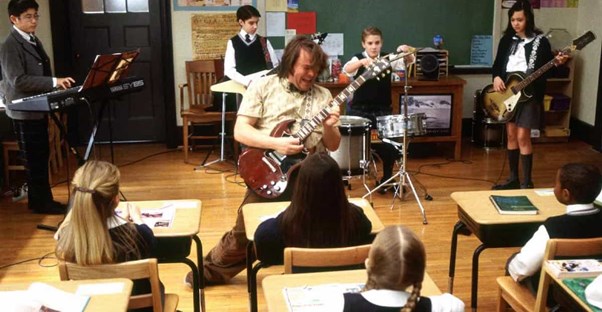 a scene from school of rock