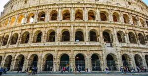 the Colosseum in Rome