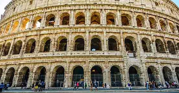 the Colosseum in Rome